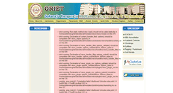Desktop Screenshot of new1.griet.ac.in